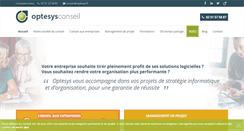 Desktop Screenshot of optesys.fr